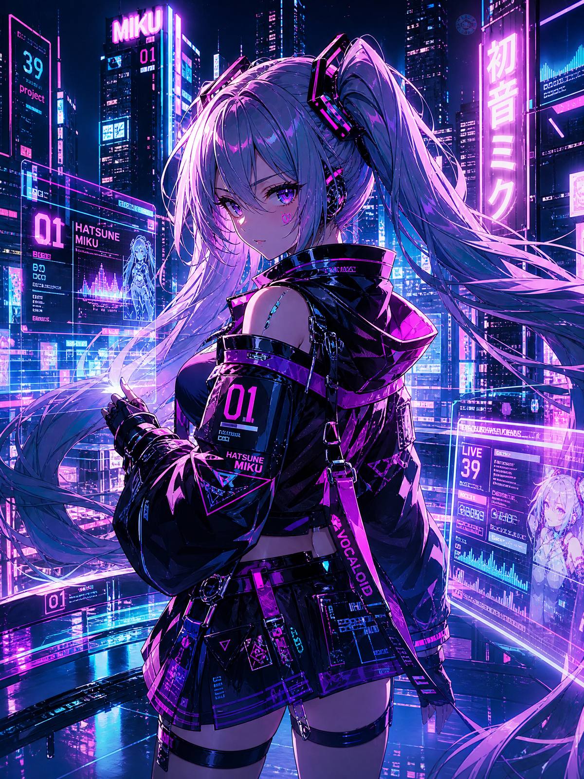 双飞AI动漫-赛博少女